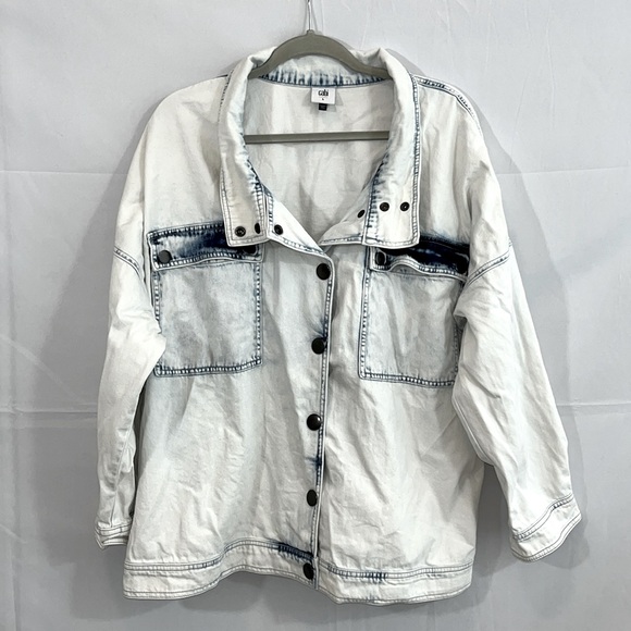 Cabi Women’s Denim Jacket Sz Large Gorgeous Pre-Owned Condition - Picture 1 of 7